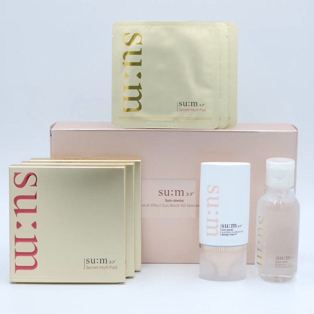 SU:M37 Sun Away Multi Effect Sun Block AD Special Set 3 Items Sun Cream